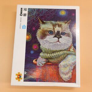 Chinese Cat Jigsaw Puzzle 500 Pieces The Beautiful Scenery Pictures Kitty